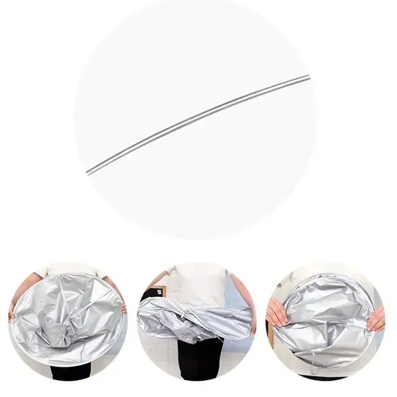 Adult Haircut Cloak Cloth Hair Dye Breathable Household Haircut Cloak Foldable Haircut Tool