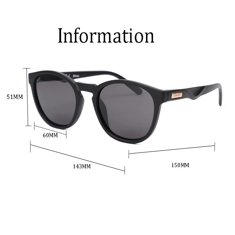 SUNGOD Blue Mirror Sunglasses Men Polarized Lense Eyewear Vintage Fashion Square Men's Sun Glasses SPORT